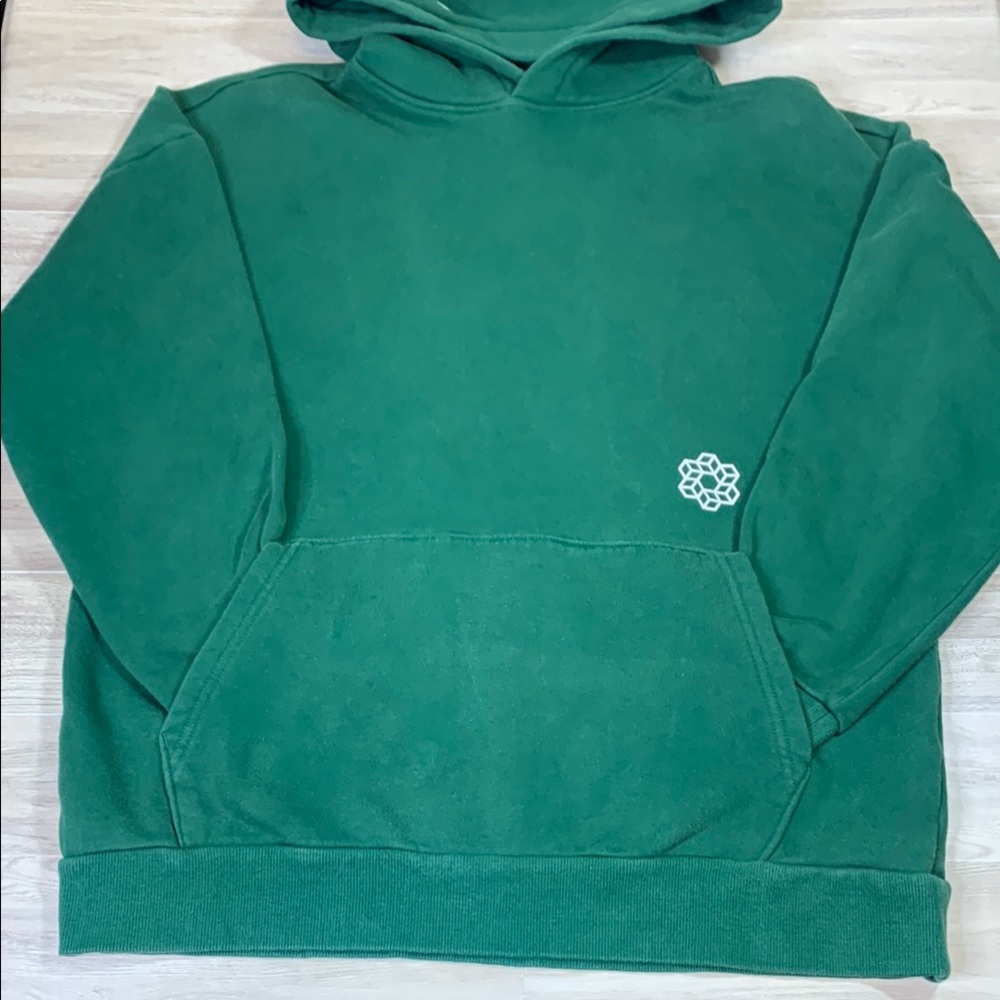 H&M Make Or Break Green Hoodie with Front Pockets. Size XS